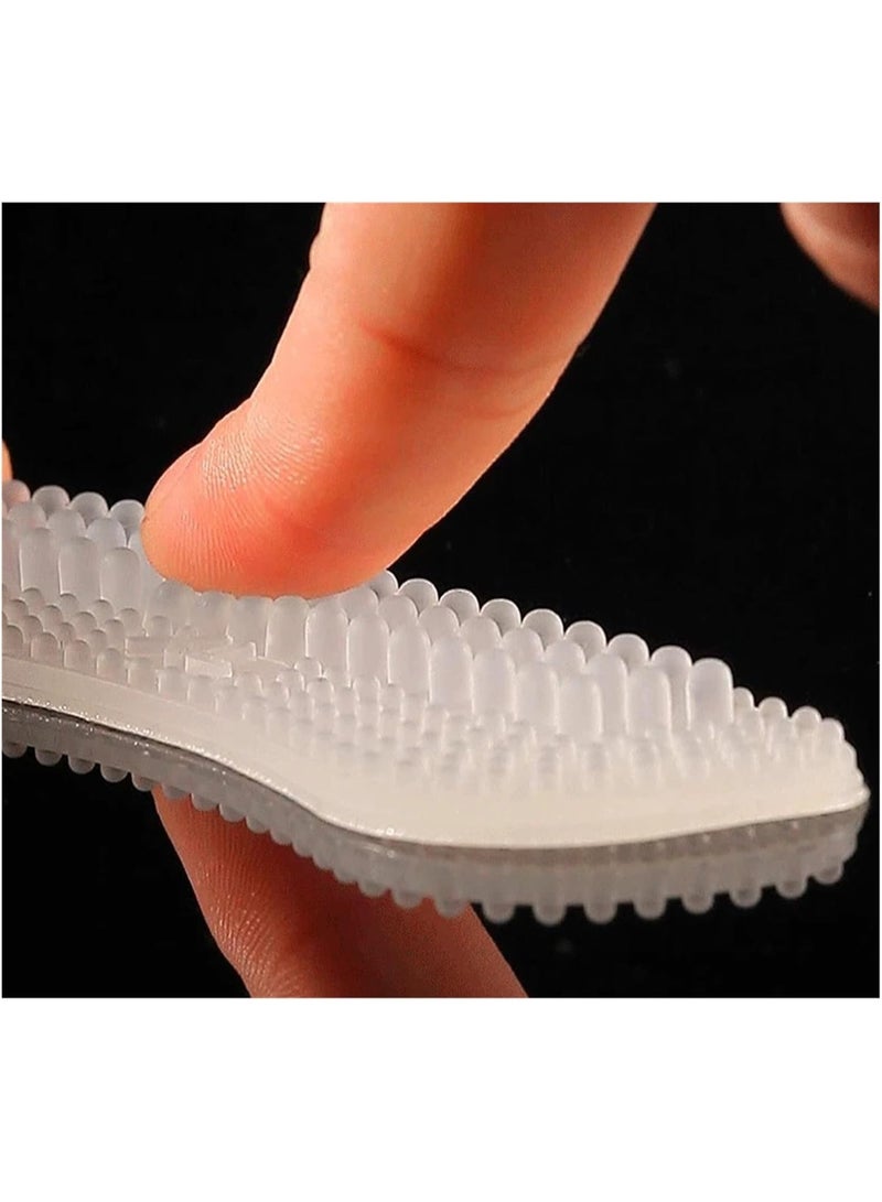 3 أزواج ملصقات من السيليكون كعب مقبضات للنساء الرجال كعب مقفزات تدرج منصات القدم كعب العناية - Image 5